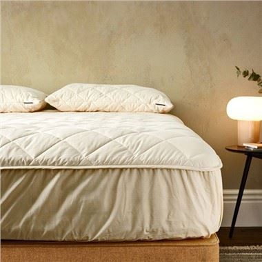 Wool Stuffed Mattress Topper